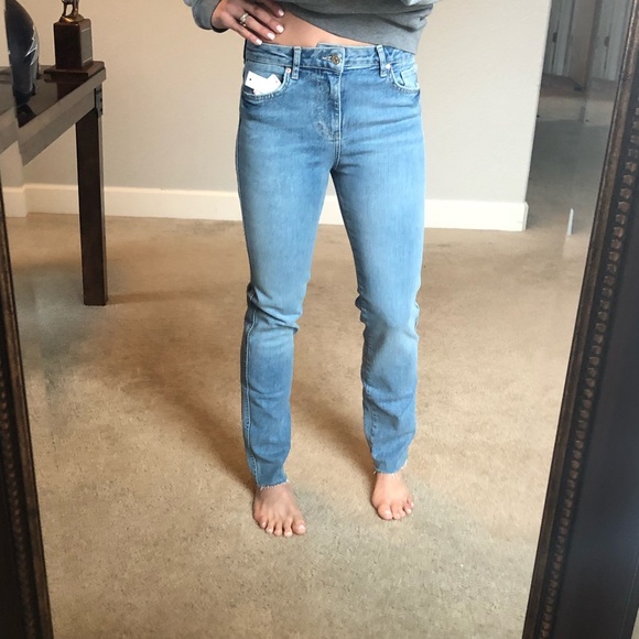 Free People high rise girlfriend jeans - Picture 7 of 8